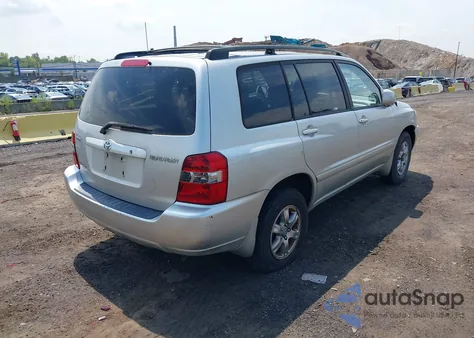 2005 Toyota Highlander V6 from USA, damaged, VIN JTEEP21A550116849